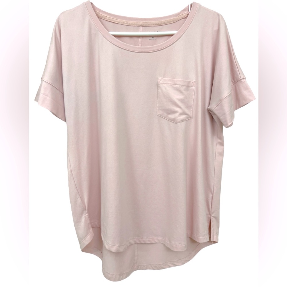 Wonderly | Ladies Vintage Boyfriend Pocket T-Shirt | Pink | Size M |